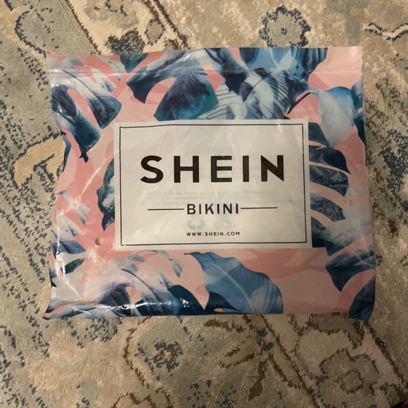 Shein Gray Snake Skin Bathing Suit - Picture 3 of 3